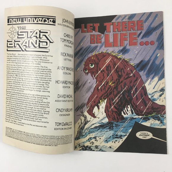 The Star Brand #15 SEPT 1988 New Universe First Print Vintage Marvel Comic Book - Picture 2 of 3